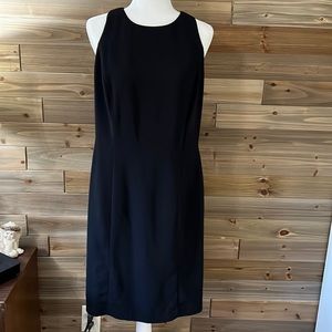 Ladies Simple Black Dressy Dress